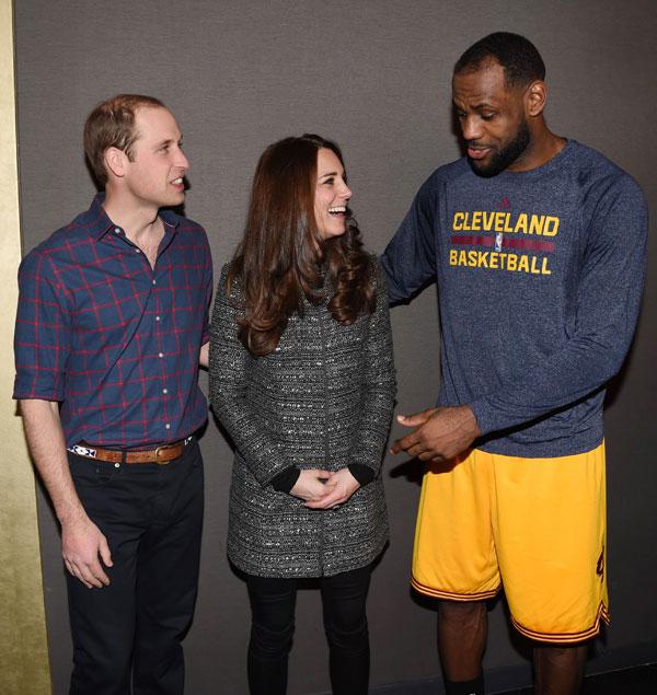 Lebron James Meets Kate Middleton