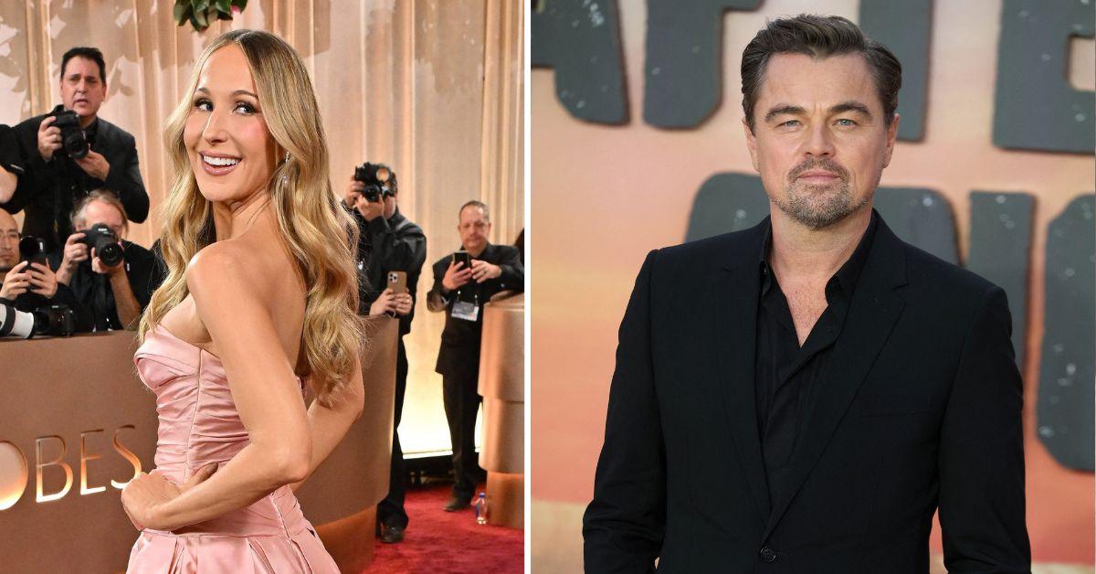 Photo of Nikki Glaser and Leonardo DiCaprio