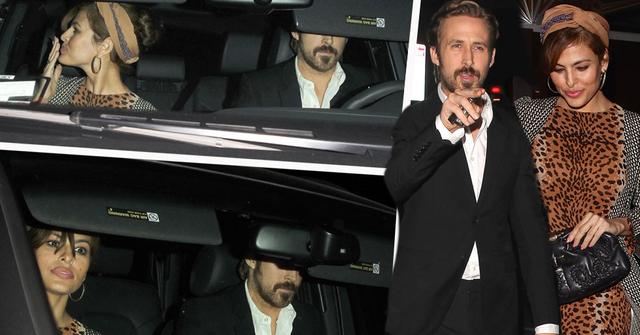 Eva Mendes & Ryan Gosling Have A Date Night
