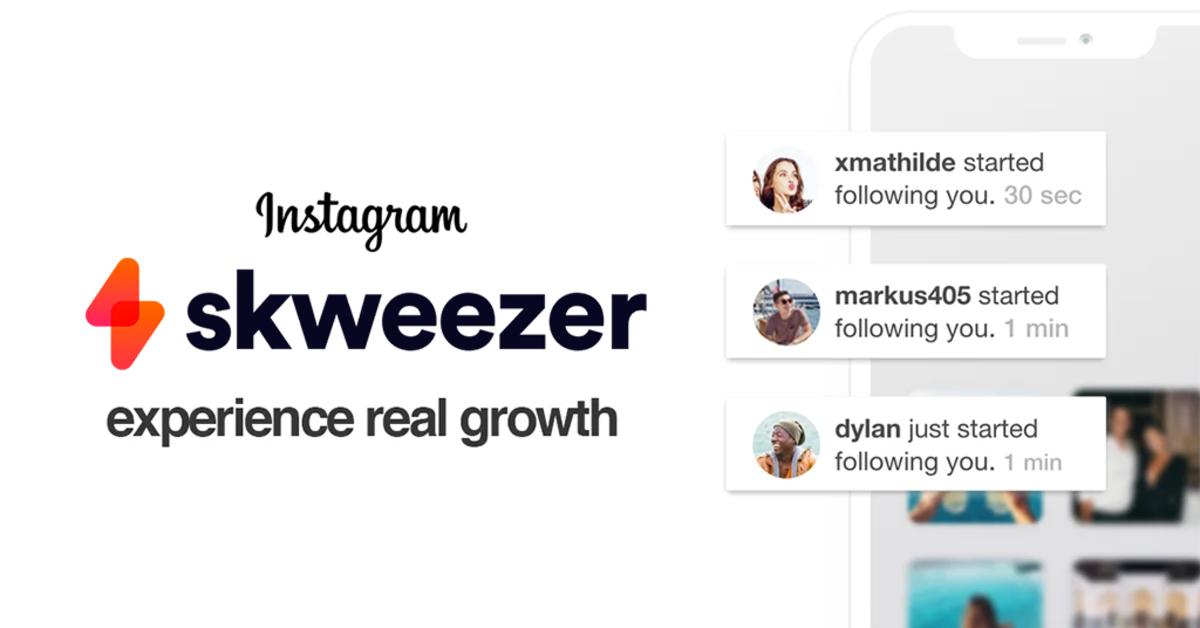 skweezer instagram growth pp