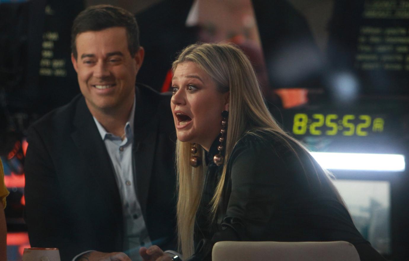 Kelly Clarkson talks to Carson Daly