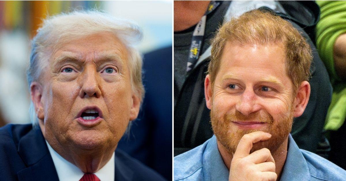 Photo of Donald Trump, Prince Harry
