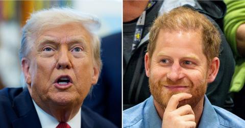 Photo of Donald Trump, Prince Harry