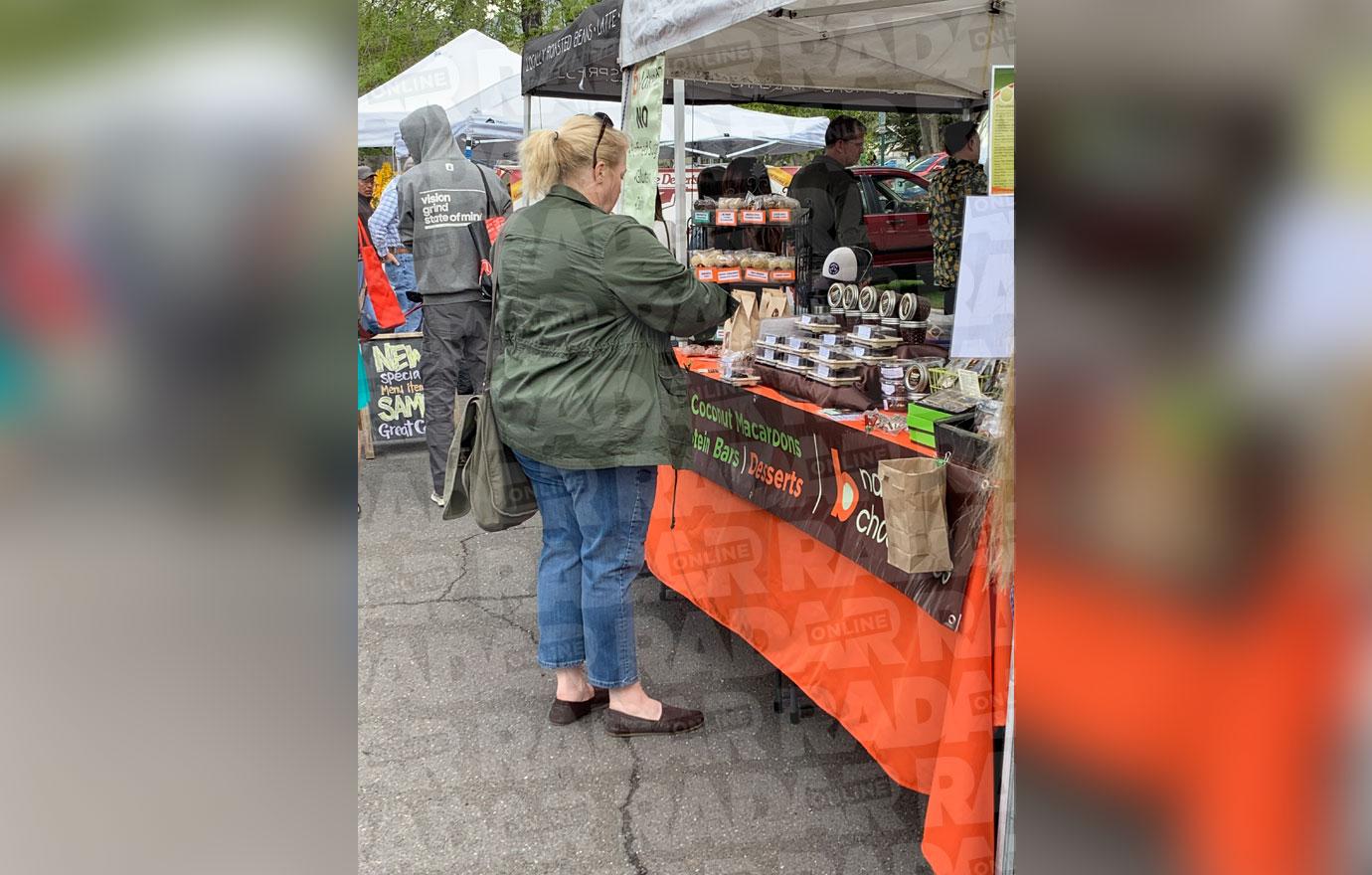 Janelle Brown Strolls Through A Flagstaff Farmer’s Market By Herself On Mother’s Day