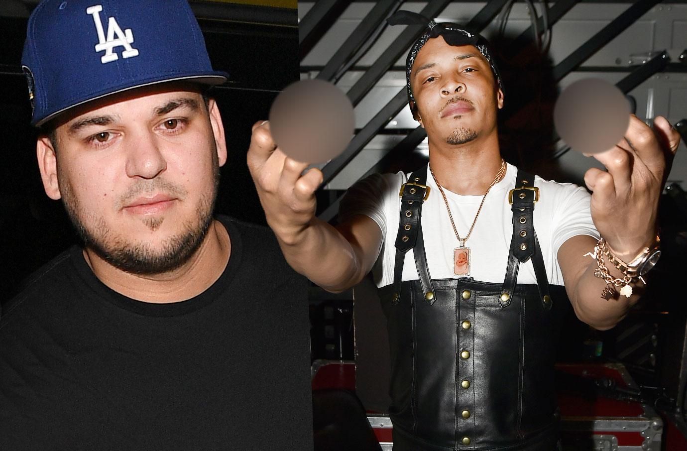 T.I. Slams Rob Kardashian Threesome Claim