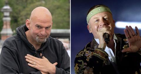 Photo of John Fetterman, Macklemore