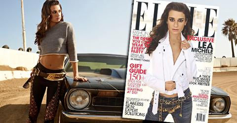 //lea michele elle
