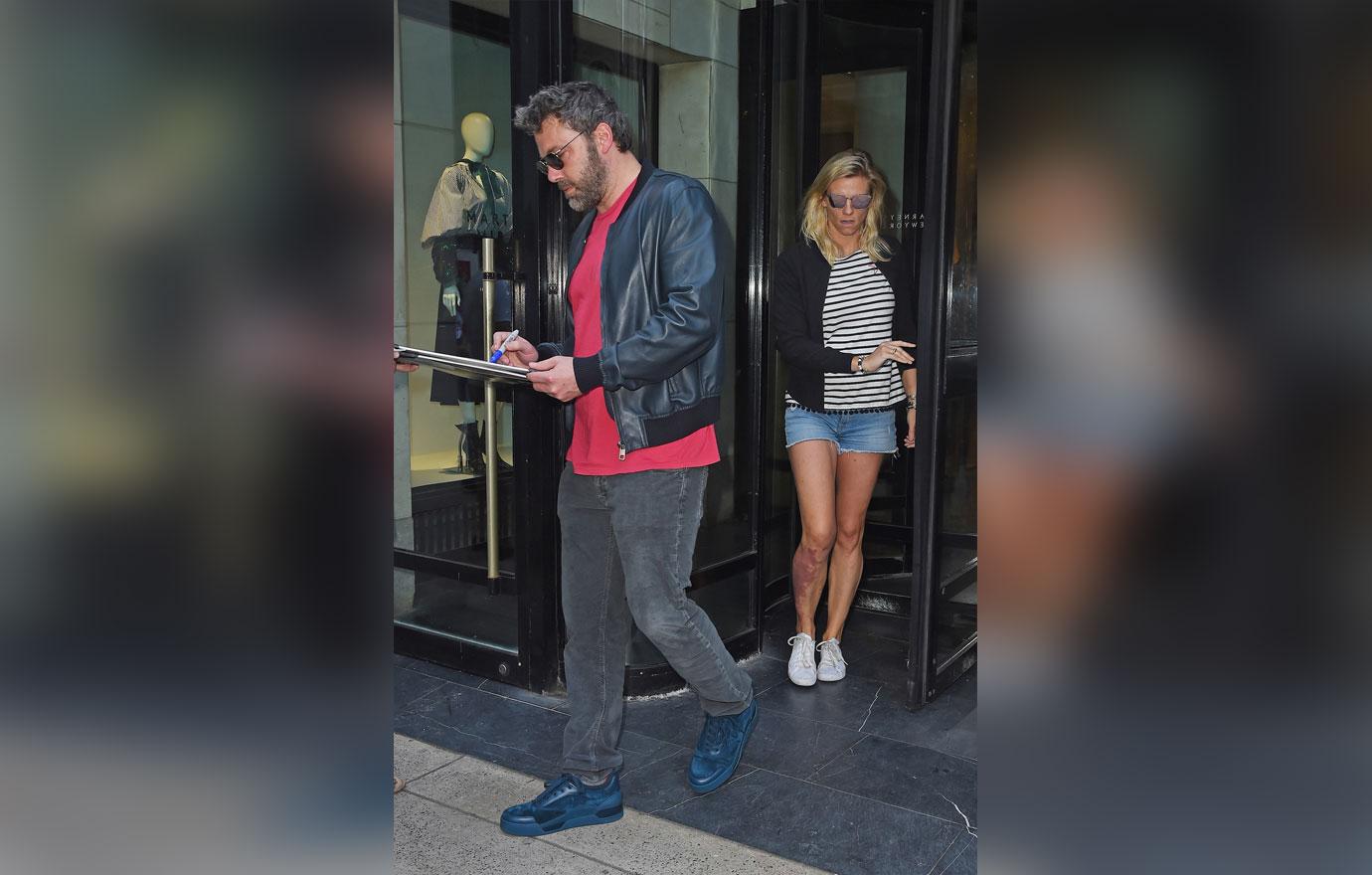 Ben affleck lindsay shookus dinner date