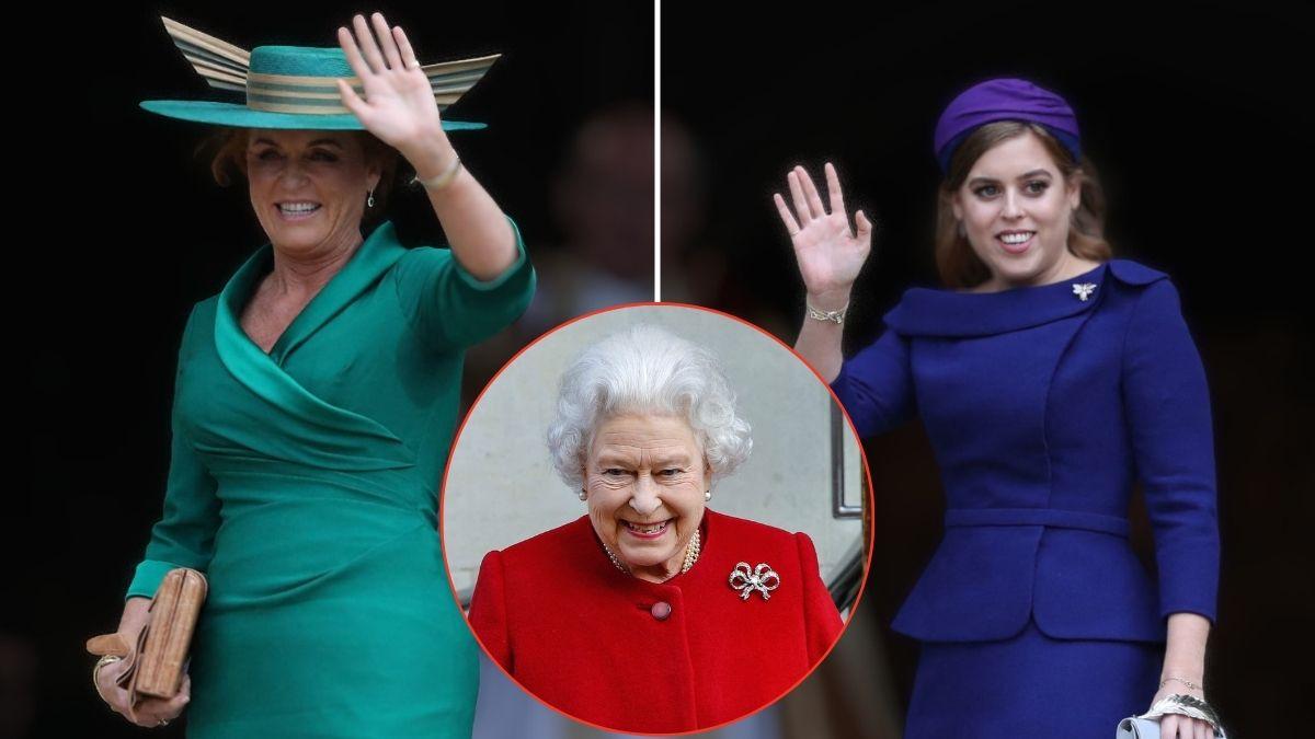 Photo of Princess Beatrice, Queen Elizabeth and Sarah Ferguson
