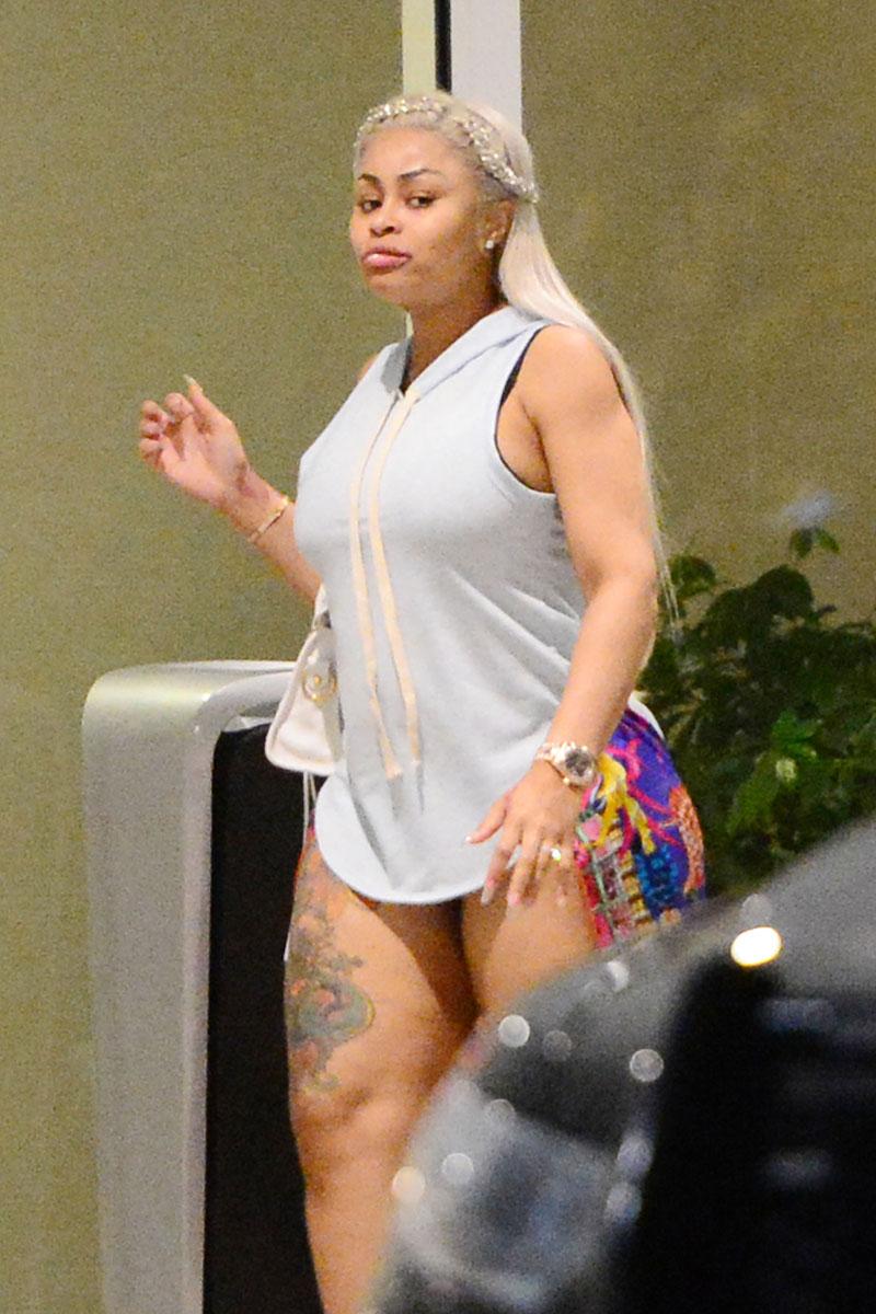 Blac Chyna Pregnant Weight Legs Tattoos