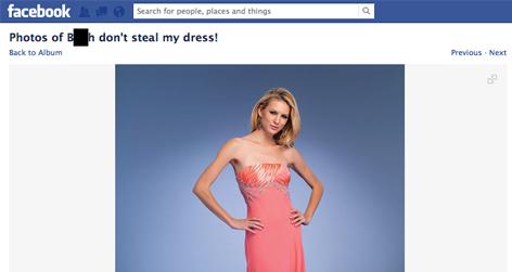 //b dont steal my dress