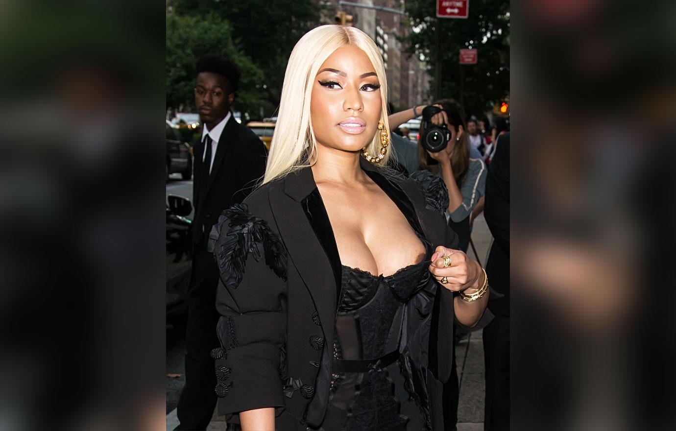 Nicki Minaj Nip Slip NYFW