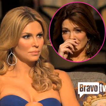 //brandi glanville attack lisa vanderpump staged