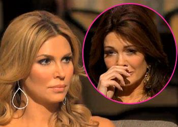 //brandi glanville attack lisa vanderpump staged