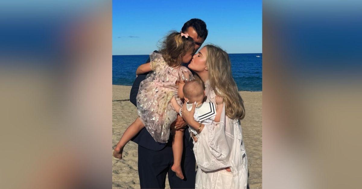 Photo of Erika Frantzve, Charlie Kirk and family