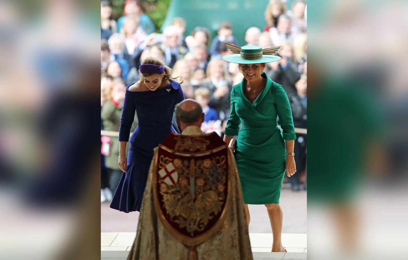 Princess Eugenie Royal Wedding Dress Guests Photos