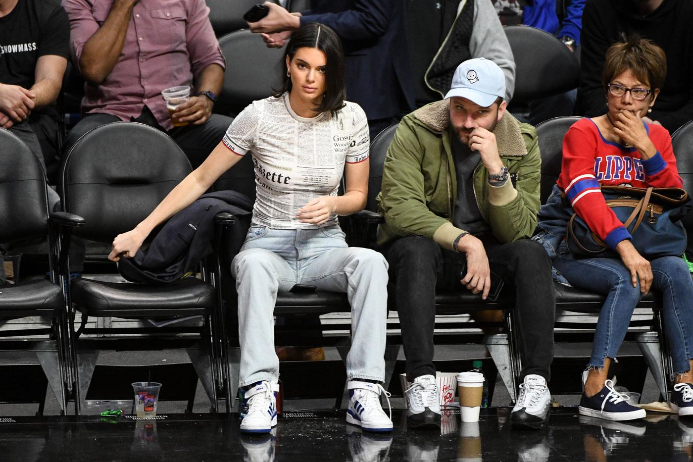 Kendall Jenner Watches Boyfriend Blake Griffin