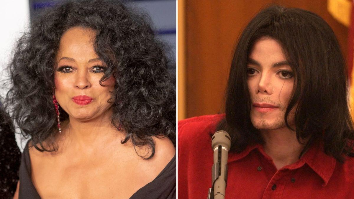 Photo of Michael Jackson, Diana Ross