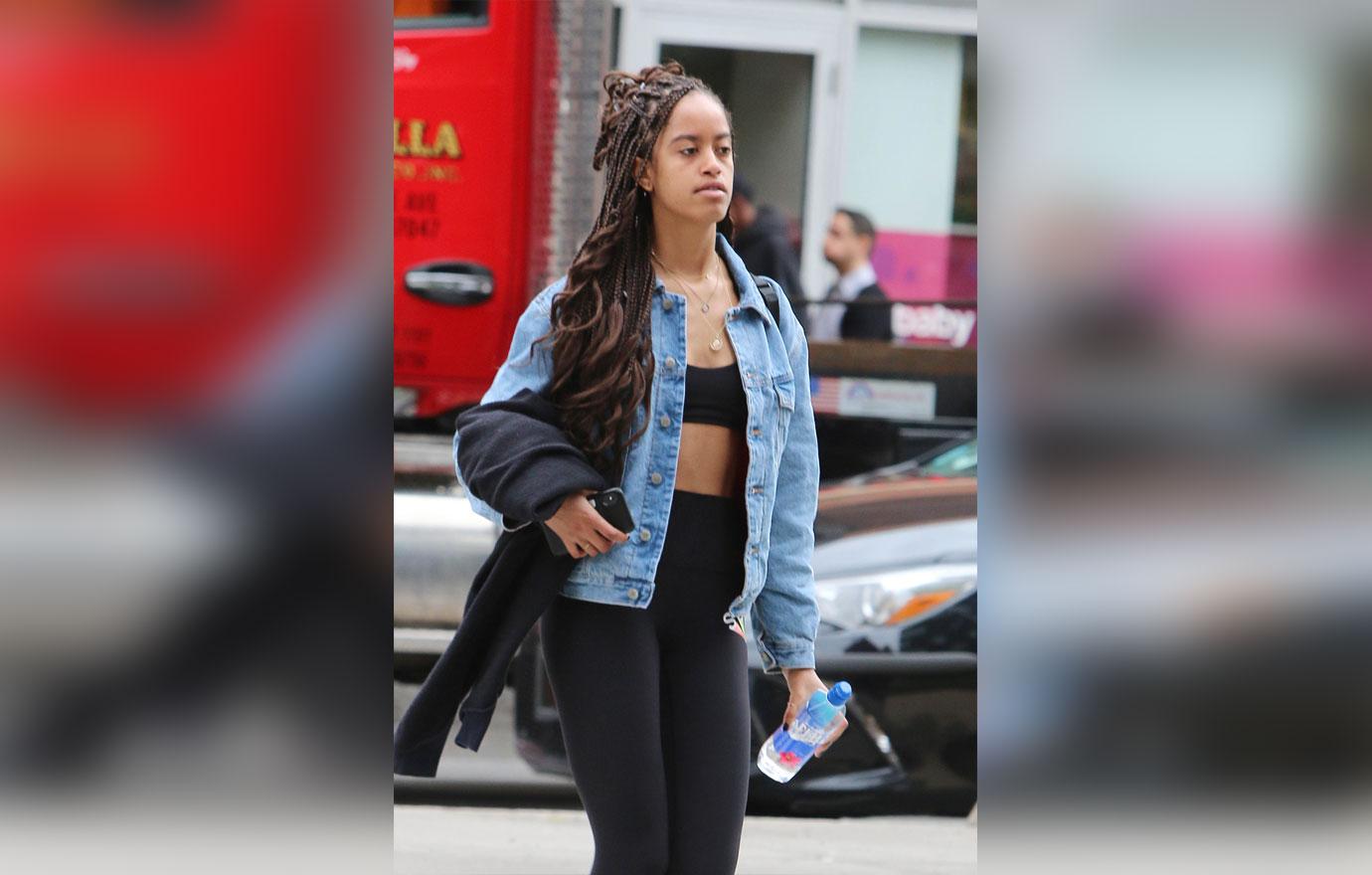 Malia Obama Braids NYC Harvard