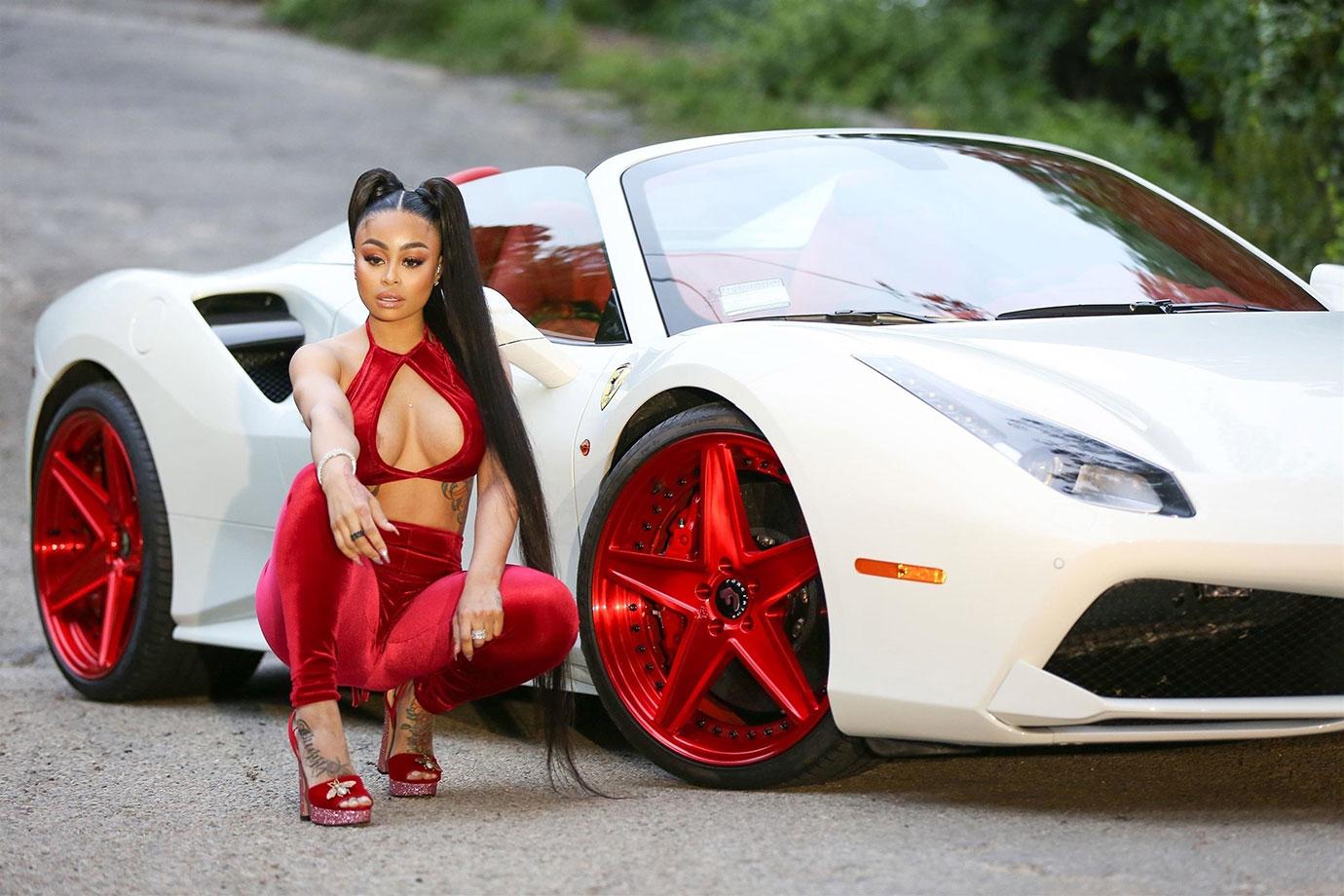 Blac Chyna Nip Slip Amid Pregnancy Rumors Ferrari Shoot