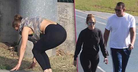 Jennifer Lopez And Alex Rodriguez Keep Fit Together
