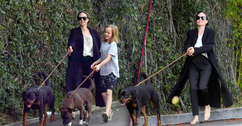Angelina Jolie & Vivienne In LA After Brad Pitt Golden Globes Snub