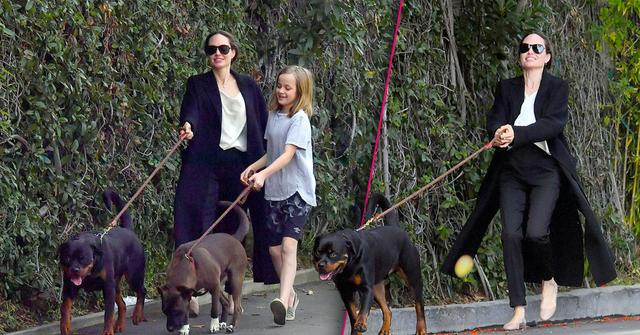 Angelina Jolie & Vivienne In LA After Brad Pitt Golden Globes Snub