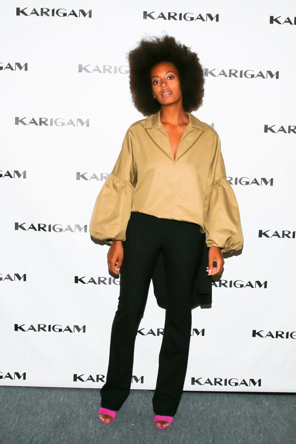 //solange knowles fashion show new york party