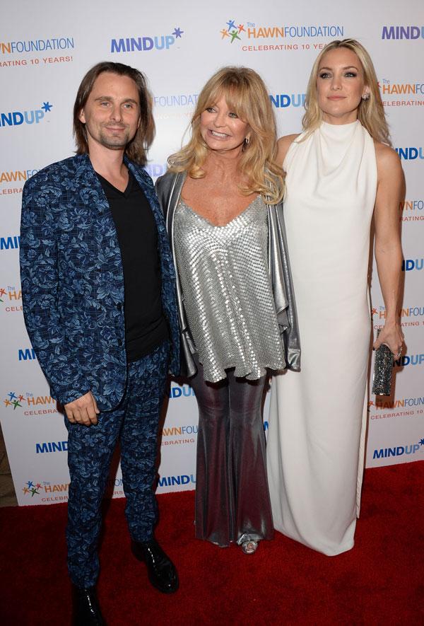 //matthew bellamy host goldie hawn and host committee member kate hudson attend goldie hawn