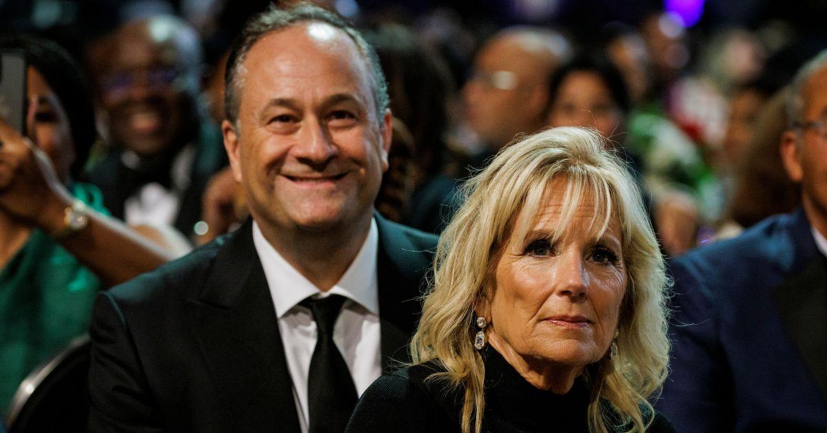 Jill Biden & Doug Emhoff Share Kiss On The Lips At SOTU Address