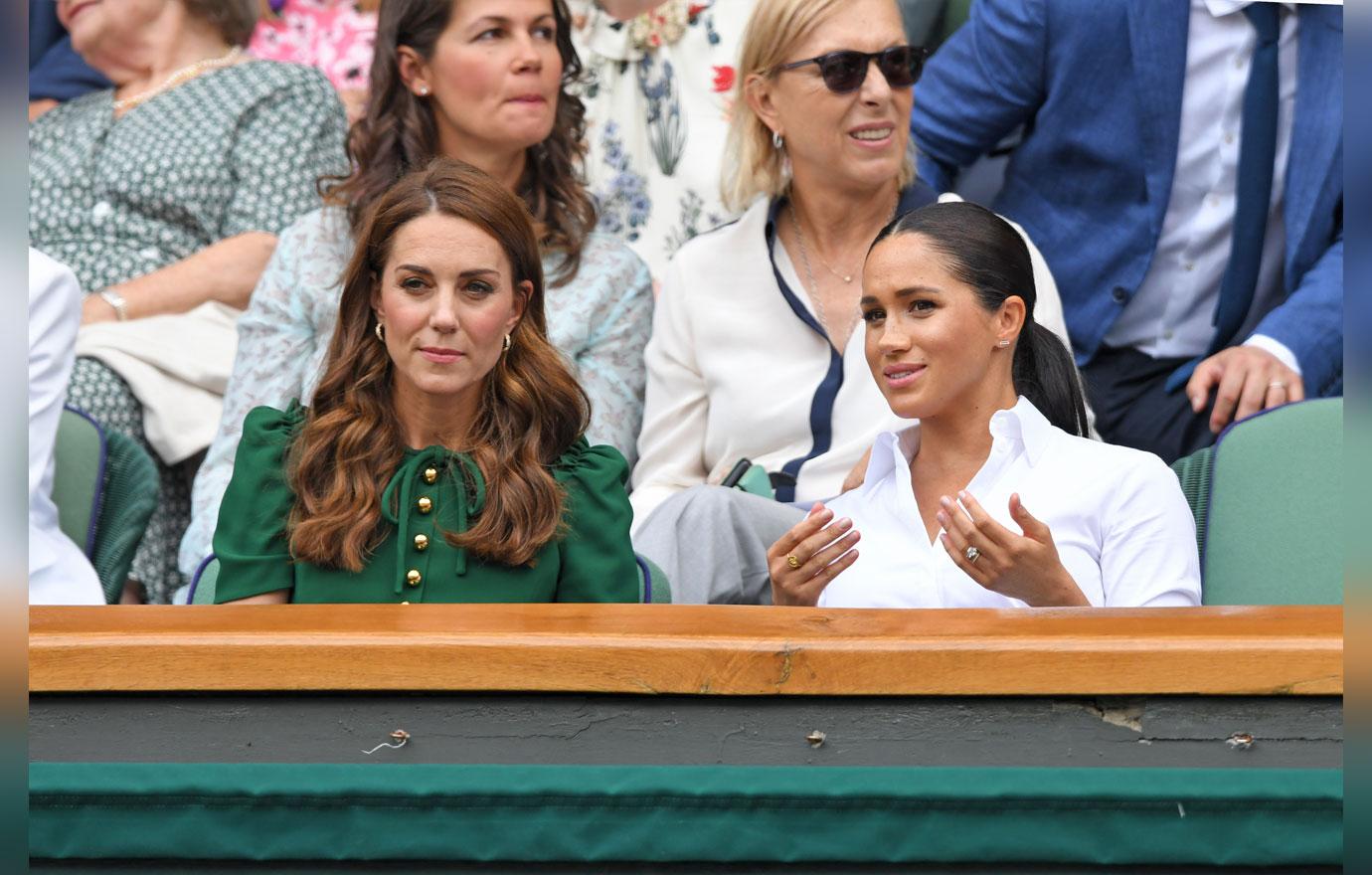 Meghan And Kate Try To Bury Feud Rumors Wimbledon