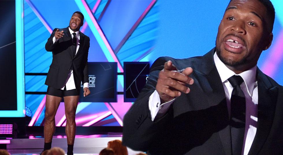 Michael Strahan Strips Off His Pants And Previews Magic Mike Moves As 2015s Critics Choice 