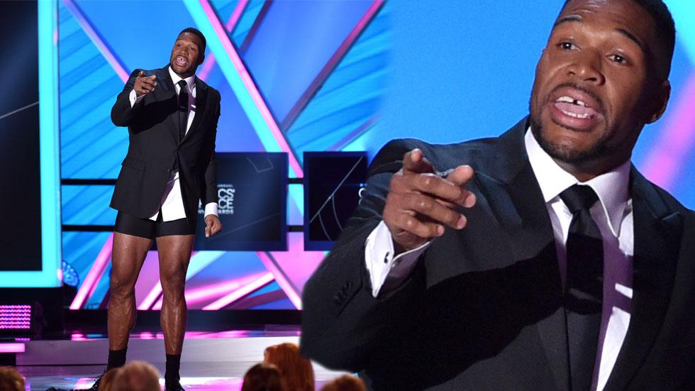 Michael Strahan Strips Off His Pants And Previews Magic Mike Moves As 