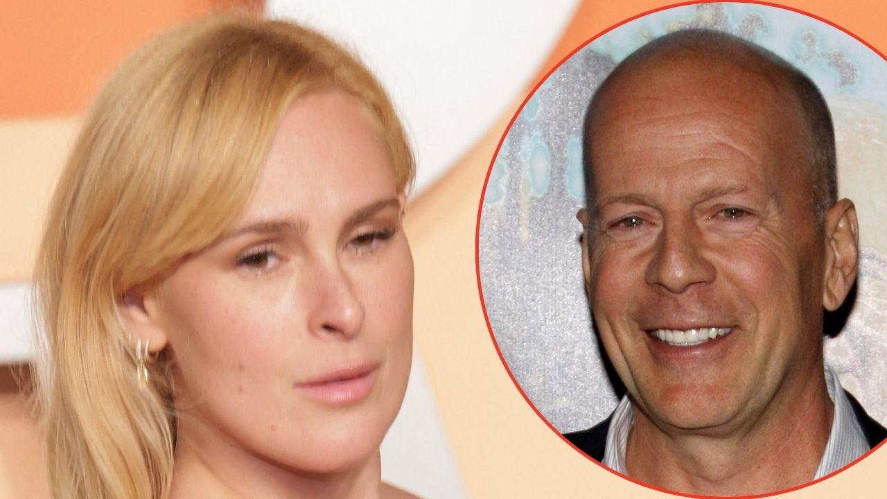 picture of rumer willis and bruce willis