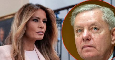 picture of Melania Trump and Lindsey Graham