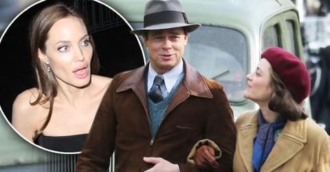Angelina Jolie Divorce Brad Pitt Cheating Marion Cotillard Stormed Set Allied Movie