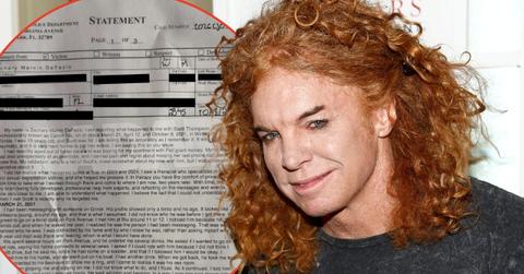 A Carrot Top accuser came forward to the police.