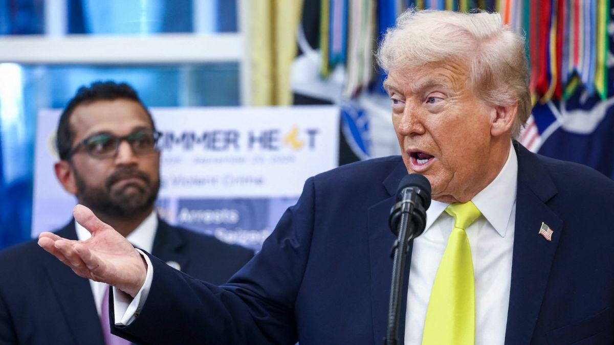 Photo of Kash Patel, Donald Trump