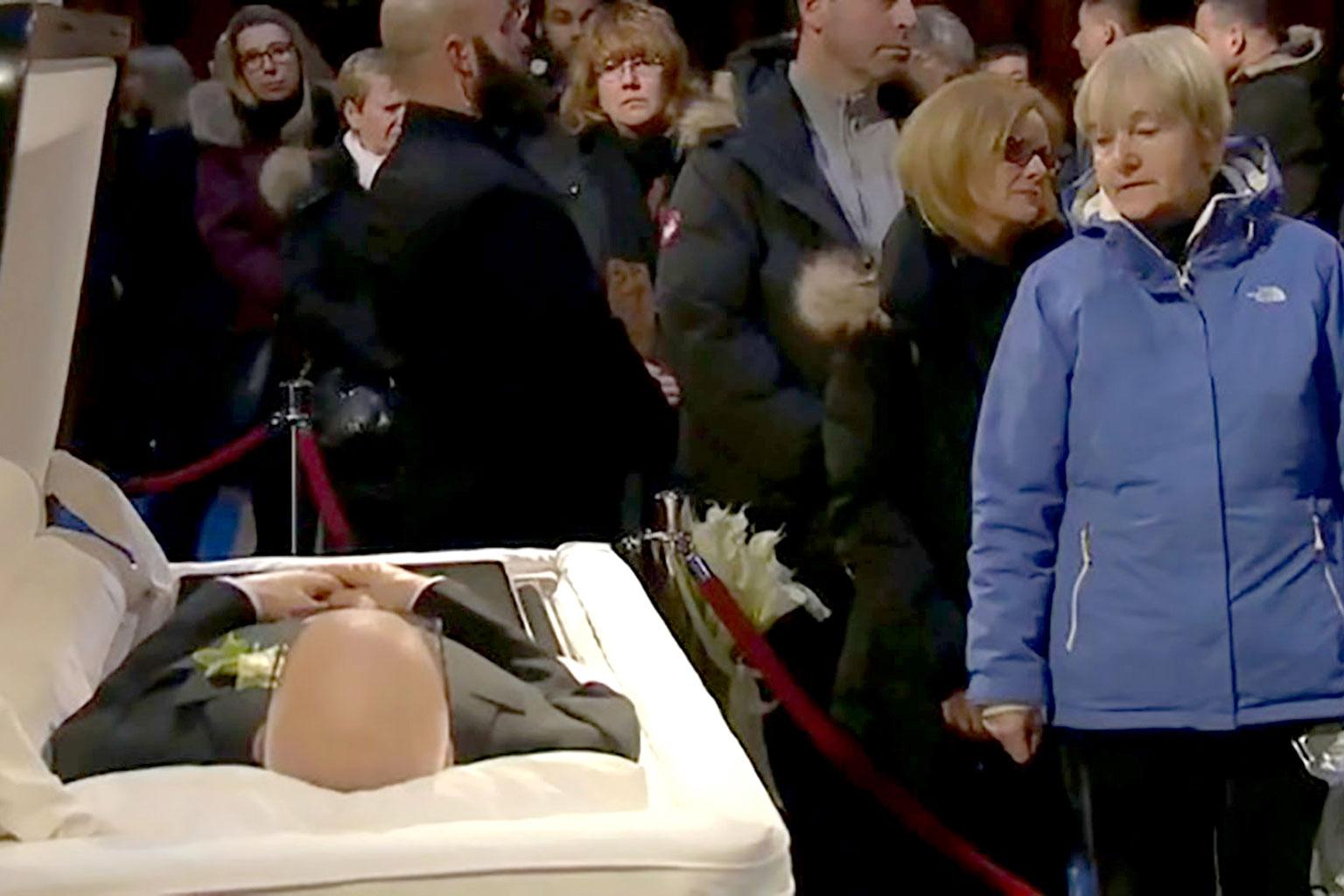 See Snaps From Celine Dion's Touching Memorial Service For Husband Rene