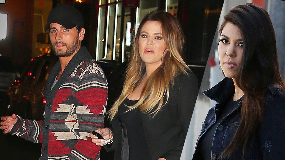 Khloe Kardashian Support Scott Disick Angering Sister Kourtney