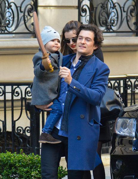 Orlando Bloom Flynn Miranda Kerr Sword Lunch