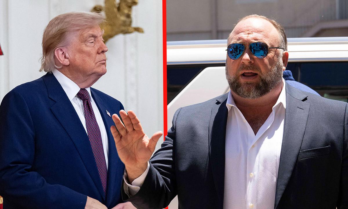Alex Jones said the current administration wants to 'censor' and take away 'freedoms.'