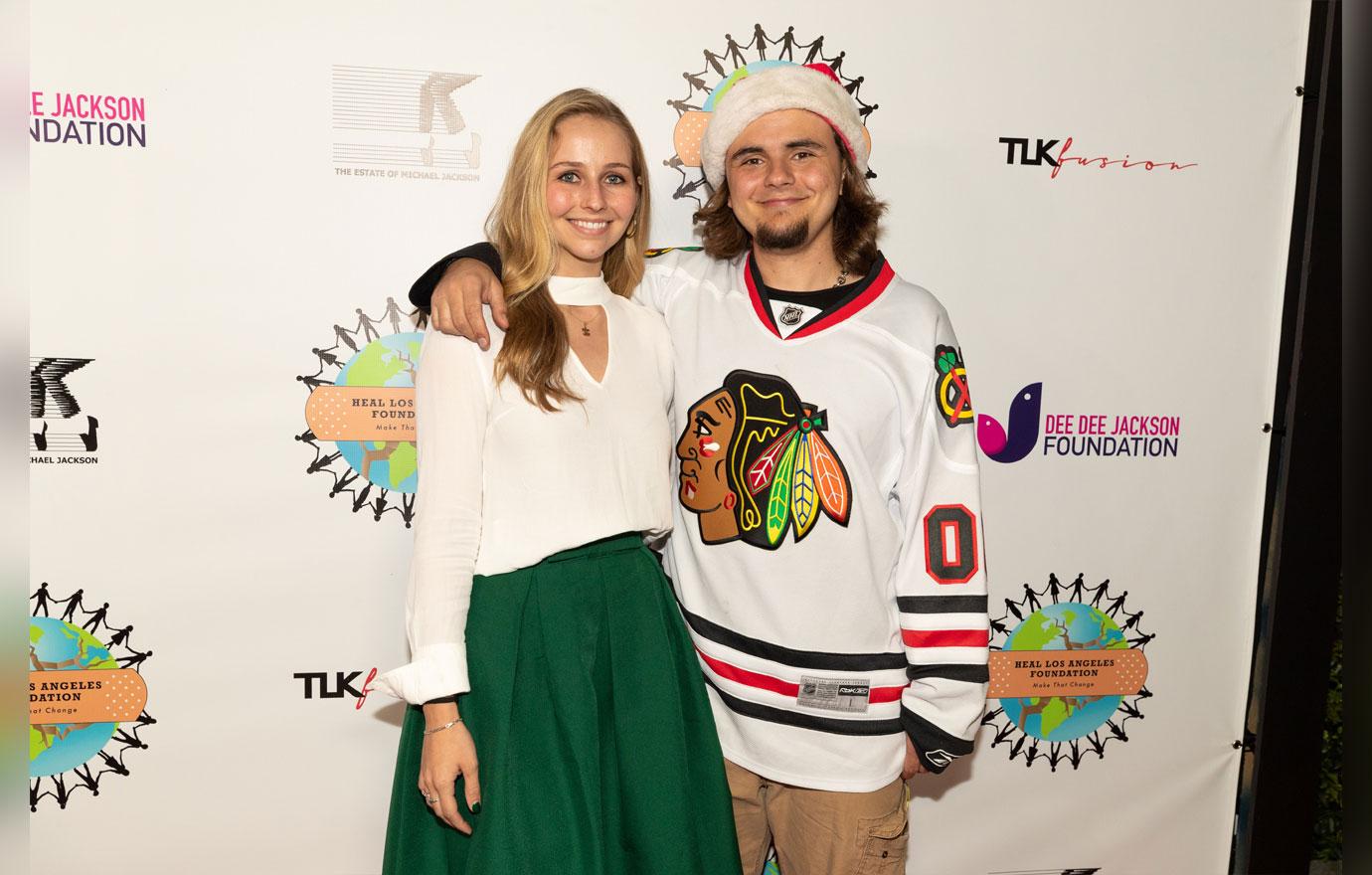 Blanket And Prince Jackson Hang Out At Halloween Party