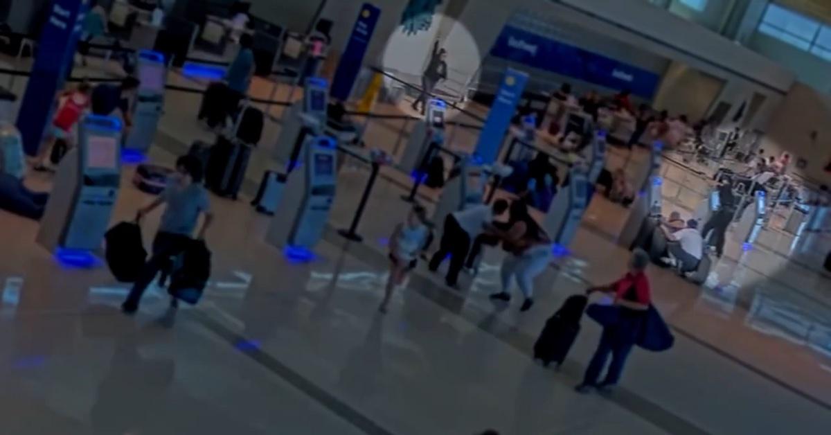 surveillance and bodycam video of suspected dallas airport shooter