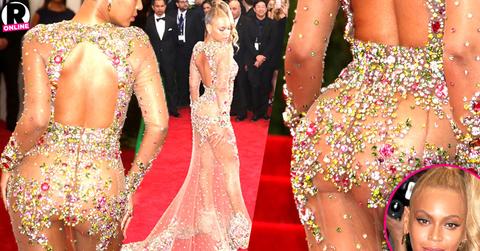 //beyonce butt met gala pp