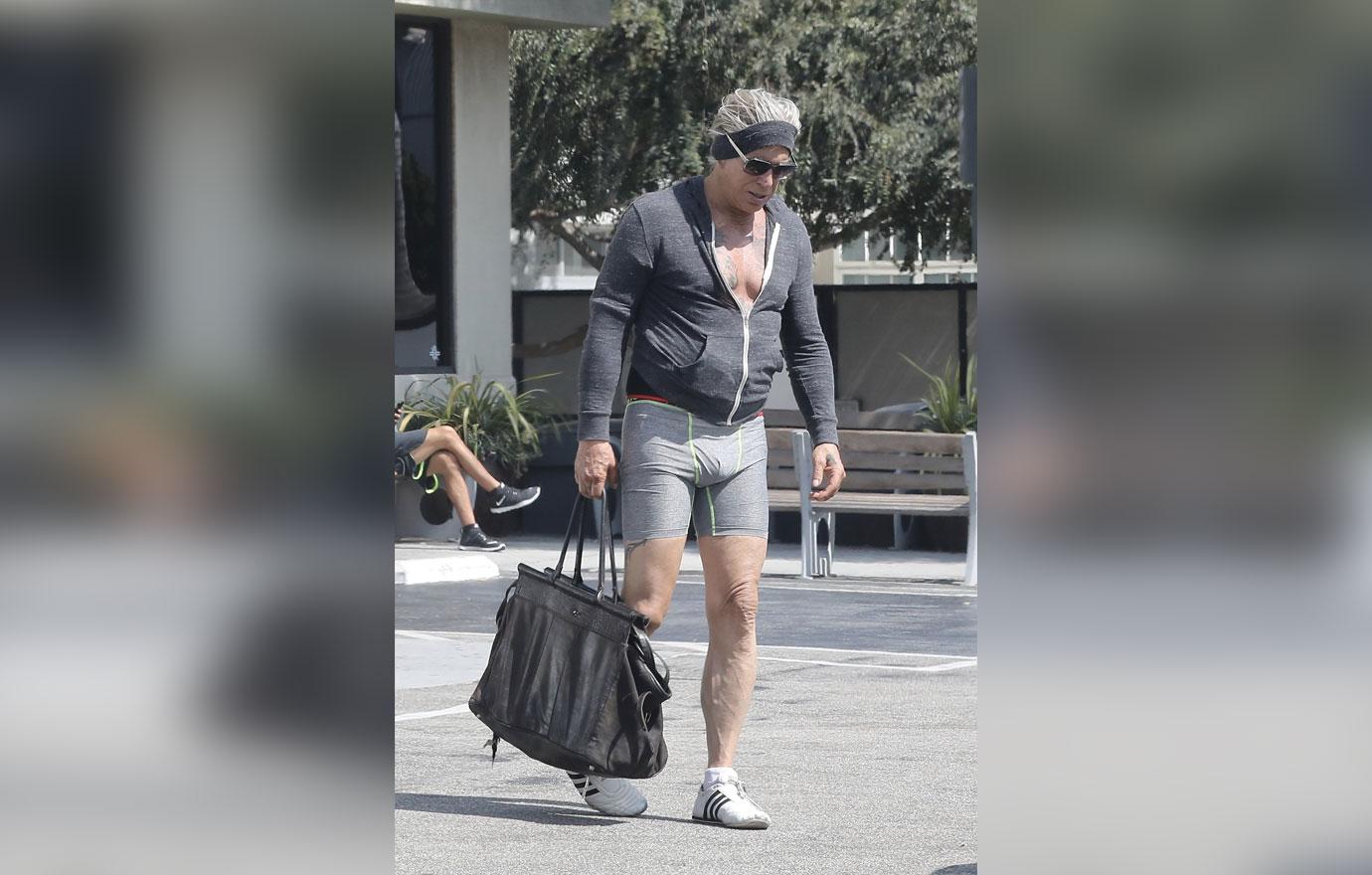 Mickey rourke bulge boxers