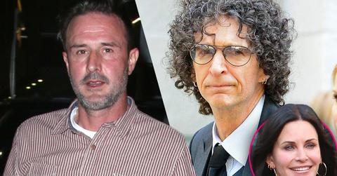 David Arquette Howard Stern Courteney Cox