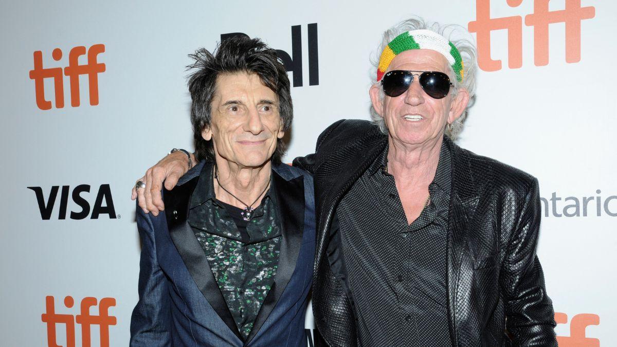 Photo of Keith Richards and Ronnie Wood