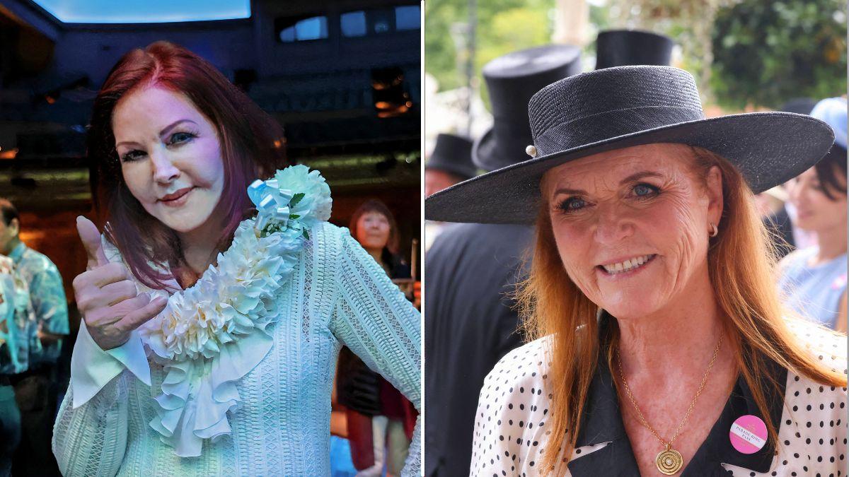 Photo of Priscilla Presley and Sarah Ferguson