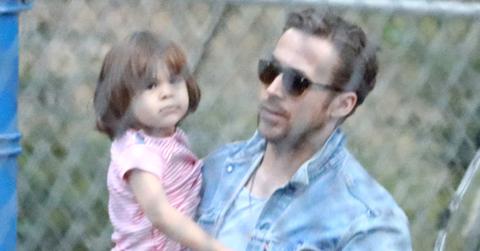 Ryan Gosling Daughters Eva Mendes Park